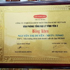 Bảng Vinh Danh Bảo Hiểm - V12