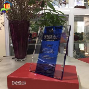 Biểu trưng pha lê Thủ Đô - BPT26