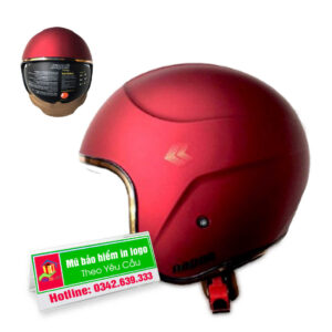 Mũ bảo hiểm in Logo chính hãng