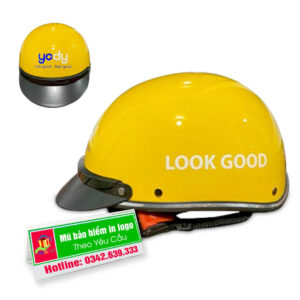 Mũ bảo hiểm in logo theo yêu cầu