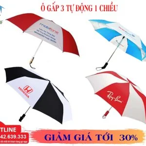 Thủ Đô Gift 85 Ô dù cầm tay gập 3 tự động 1 chiều