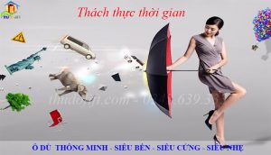 Ô dù gấp ngược thông minh siêu cứng