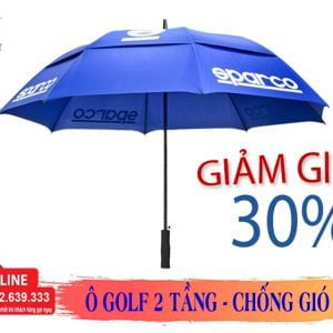 Ô DÙ CẦM TAY 2 TẦNG 2 Ô golf 2 tầng chống lật