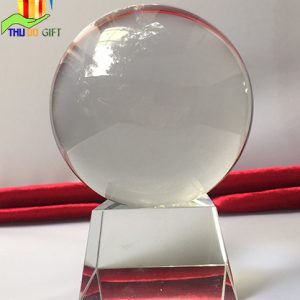 Quả cầu pha lê phong thủy trong suốt