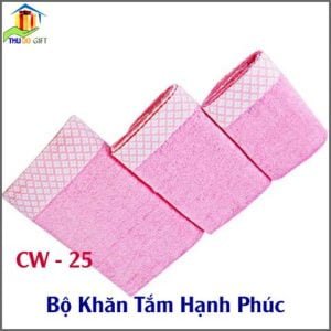 Bộ Khăn Tắm Hạnh Phúc