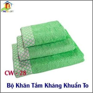 Bộ Khăn Tắm Kháng Khuẩn To