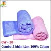 Combo 2 khăn tắm 100% Cotton (1)