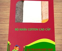 Combo Khăn Cotton Quà Tặng Cao Cấp 2