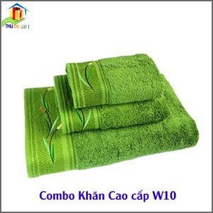Combo Khăn Cotton Quà Tặng Cao Cấp CW10