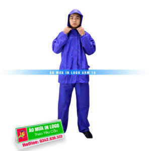 Bộ Áo Mưa Vải Nhựa PVC