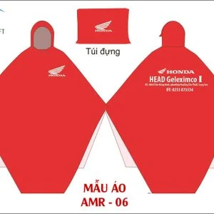 Áo mưa cánh dơi vải dù không kính đèn