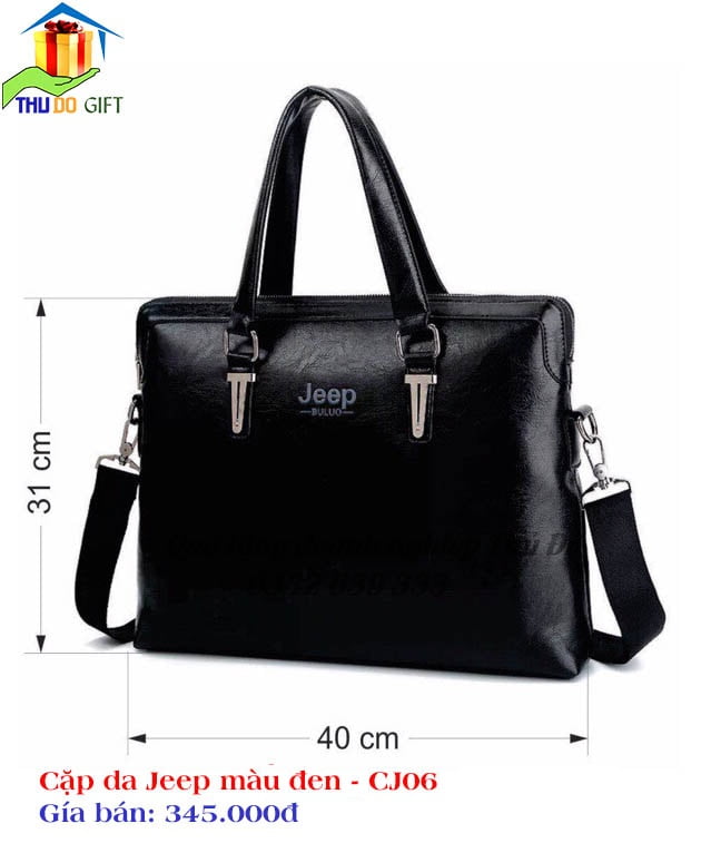 Dịch vụ cung cấp quà tặng Đại Hội tại Bắc Ninh 39 Cặp da Jeep màu đen J06