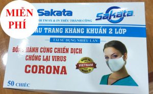 Khẩu trang kháng khuẩn miễn phí cho đại hội Đảng