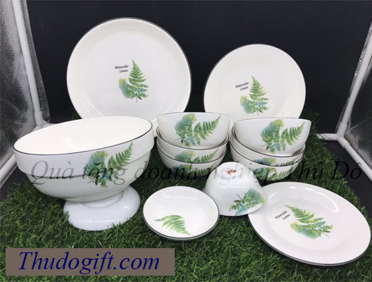 Tổng hợp 45+ mẫu bộ bát ăn quà tặng đẹp giá rẻ 33 Bo do an bat trang cao cap Thu Do 14