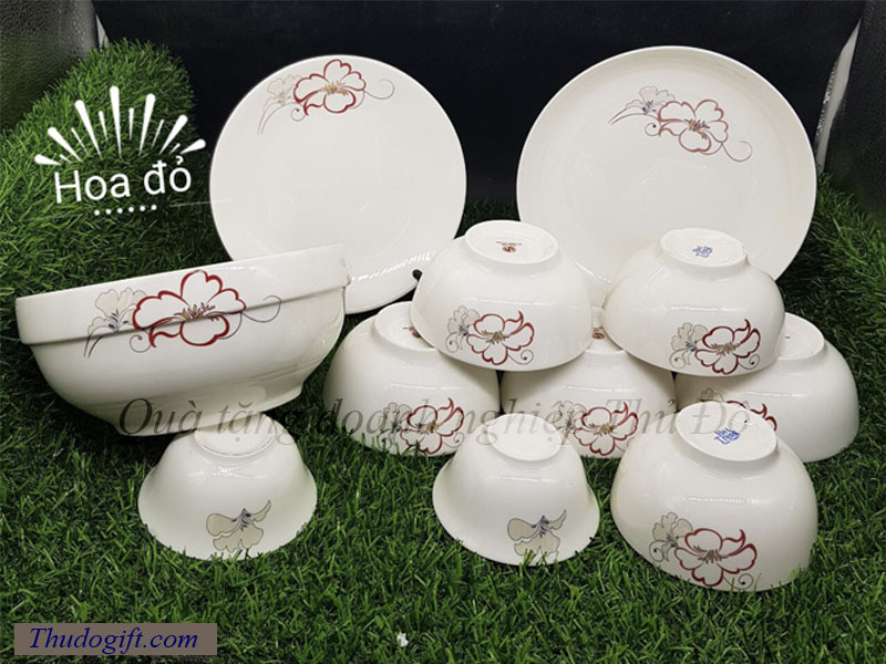 Tổng hợp 45+ mẫu bộ bát ăn quà tặng đẹp giá rẻ 29 Bo do an bat trang cao cap Thu Do 17