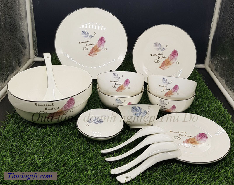 Tổng hợp 45+ mẫu bộ bát ăn quà tặng đẹp giá rẻ 42 Bo do an bat trang cao cap Thu Do 2