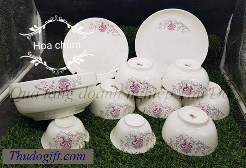 Tổng hợp 45+ mẫu bộ bát ăn quà tặng đẹp giá rẻ 25 Bo do an bat trang cao cap Thu Do 25