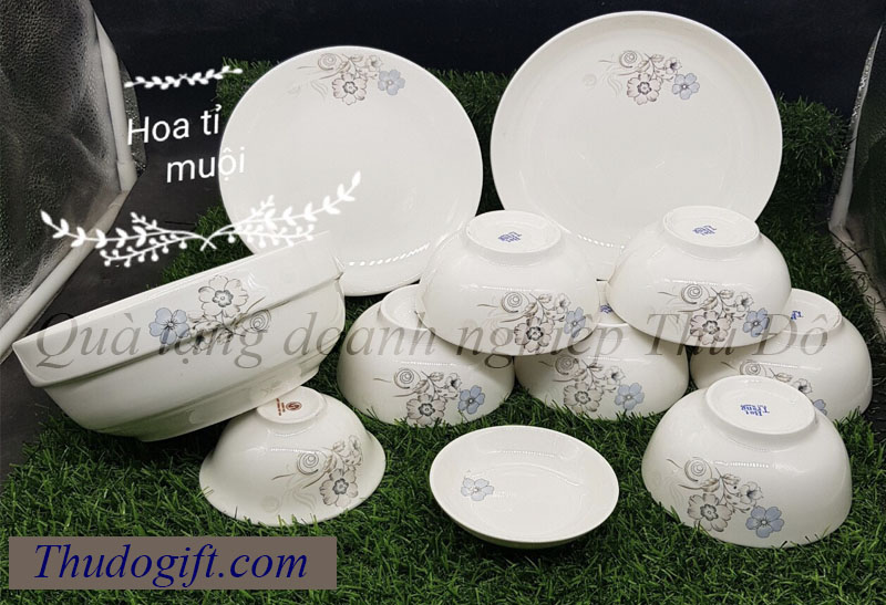 Tổng hợp 45+ mẫu bộ bát ăn quà tặng đẹp giá rẻ 22 Bo do an bat trang cao cap Thu Do 28