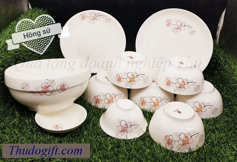 Tổng hợp 45+ mẫu bộ bát ăn quà tặng đẹp giá rẻ 21 Bo do an bat trang cao cap Thu Do 29