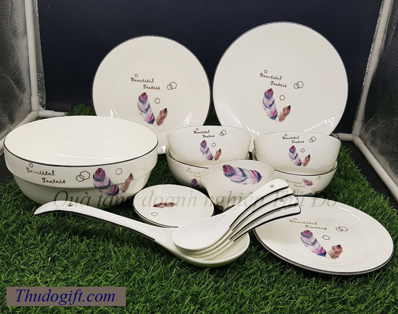 Tổng hợp 45+ mẫu bộ bát ăn quà tặng đẹp giá rẻ 41 Bo do an bat trang cao cap Thu Do 3