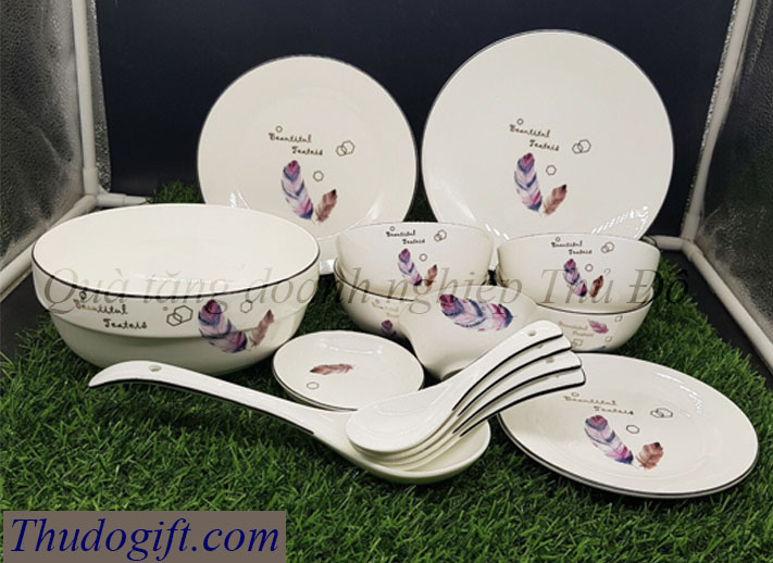Tổng hợp 45+ mẫu bộ bát ăn quà tặng đẹp giá rẻ 17 Bo do an bat trang cao cap Thu Do 34