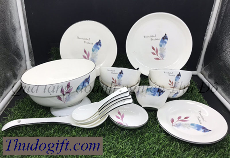 Tổng hợp 45+ mẫu bộ bát ăn quà tặng đẹp giá rẻ 11 Bo do an bat trang cao cap Thu Do 43