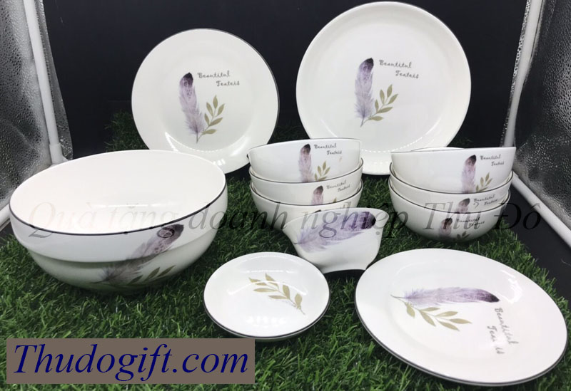 Tổng hợp 45+ mẫu bộ bát ăn quà tặng đẹp giá rẻ 6 Bo do an bat trang cao cap Thu Do 48