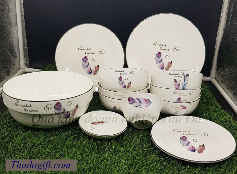 Tổng hợp 45+ mẫu bộ bát ăn quà tặng đẹp giá rẻ 40 Bo do an bat trang cao cap Thu Do 5