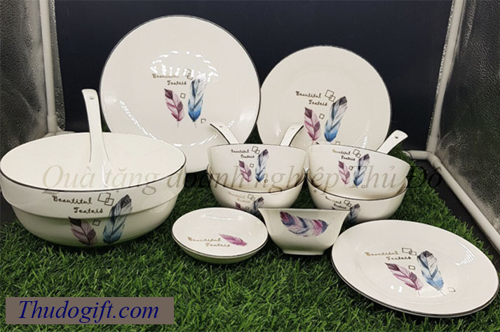 Tổng hợp 45+ mẫu bộ bát ăn quà tặng đẹp giá rẻ 39 Bo do an bat trang cao cap Thu Do 7