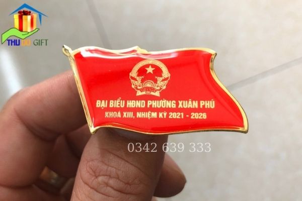 Phù hiệu đại biểu HĐND Phường Xuân Phú đẹp