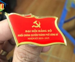 Phù hiệu đại hội Đảng Thành Phố Uông Bí
