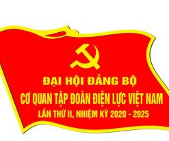 Thiết kế huy hiệu lá cờ cơ quan Tập Đoàn Điện Lực Việt Nam