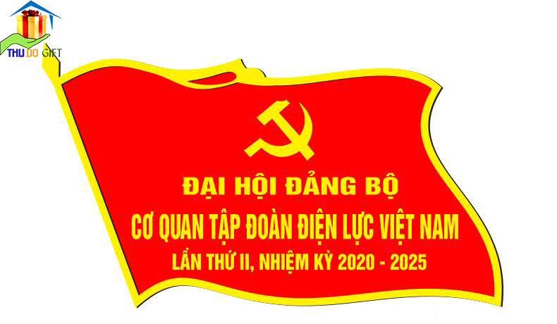 Thiết kế huy hiệu lá cờ cơ quan Tập Đoàn Điện Lực Việt Nam