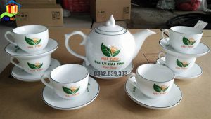 Bộ ấm chén dáng bưởi