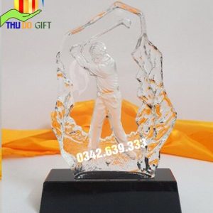 Biểu trưng pha lê giải Golf giá rẻ