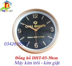 Đồng hồ treo tường in logo