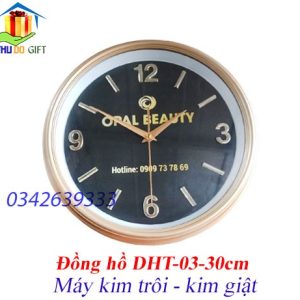 Đồng hồ treo tường in logo