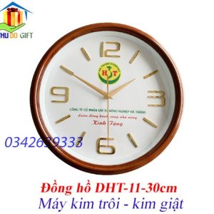 Đồng hồ treo tường in logo