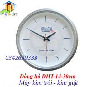 Đồng hồ treo tường in logo