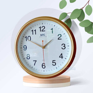 Thủ Đô Gift 58 Đồng hồ treo tường vành nhũ giá rẻ