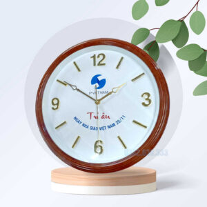Thủ Đô Gift 57 Đồng hồ treo tường rẻ in logo theo yêu cầu