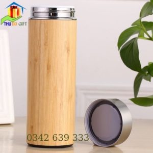 Bình giữ nhiệt vỏ tre cao cấp