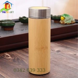 Bình giữ nhiệt vỏ tre đẹp