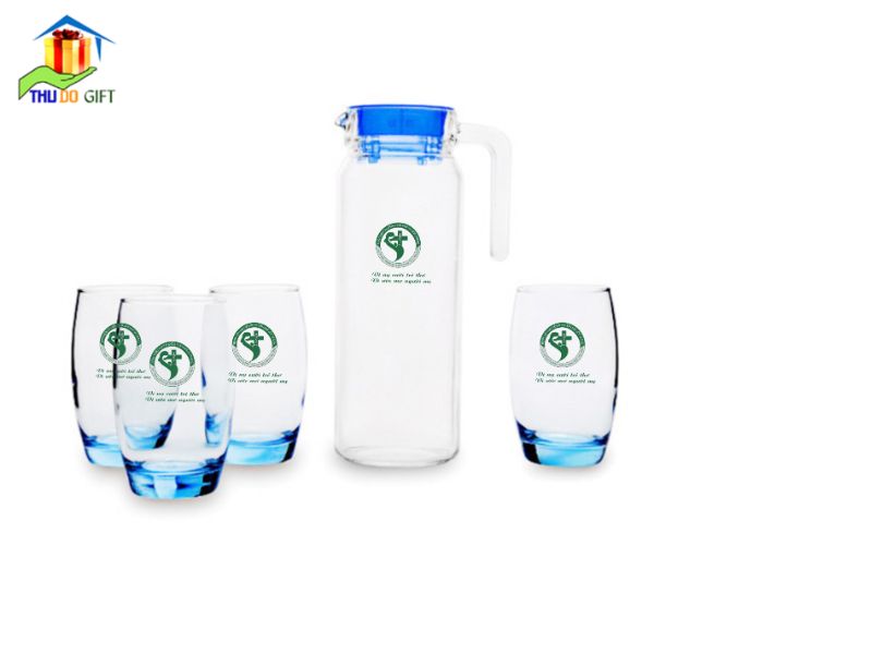Bình thuỷ tinh in logo doanh nghiệp Bình thuỷ tinh in logo doanh nghiệp