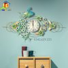 Đồng hô treo tường chim công cao cấp