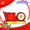 Đồng Hồ Để Bàn In Logo Đại Hội Nông Dân Đẹp