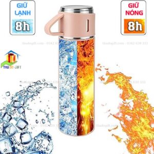 Bình giữ nhiệt nóng lạnh tặng kèm 2 cốc