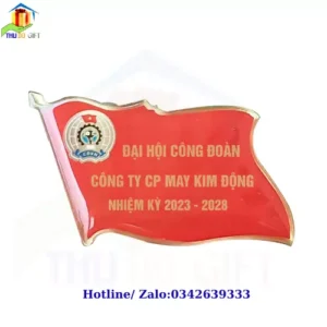 Phù Hiệu Đại Hội Công Đoàn Cơ Sở 1 Phù hiệu đại hội công đoàn công ty cồ phần may kim động