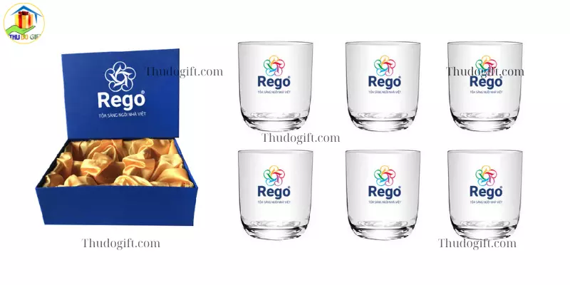 Quà Tết Doanh Nghiệp 2026: Tặng công ty, đối tác, khách hàng 3 Bộ cốc thủy tinh in logo hãng sơn