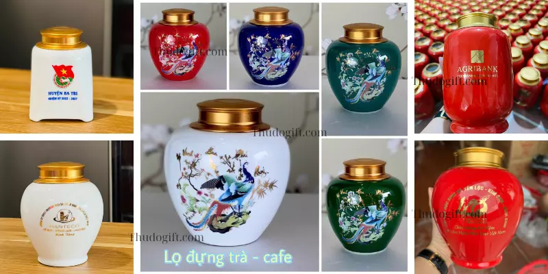 Quà Tết Doanh Nghiệp 2026: Tặng công ty, đối tác, khách hàng 14 Mẫu lọ chè sứ đẹp năm 2024